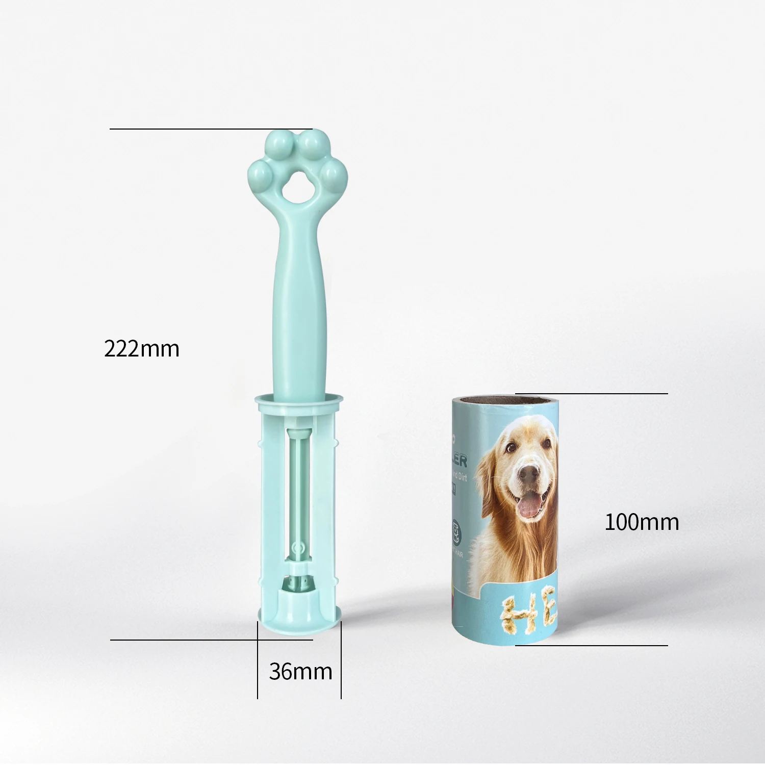 Extra Sticky Reusable Lint Pet Cleaning Lint Plastic Pet Hair Remover Roller