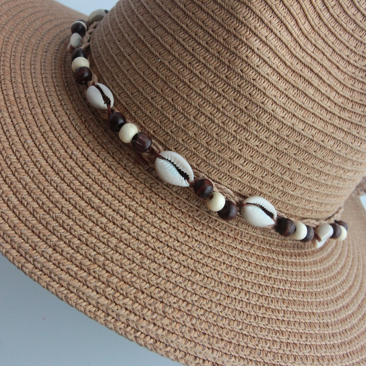 Camel Color Summer Unisex Straw Hat Casual Vacation Women Men Beach Hats Panama Straw Hats