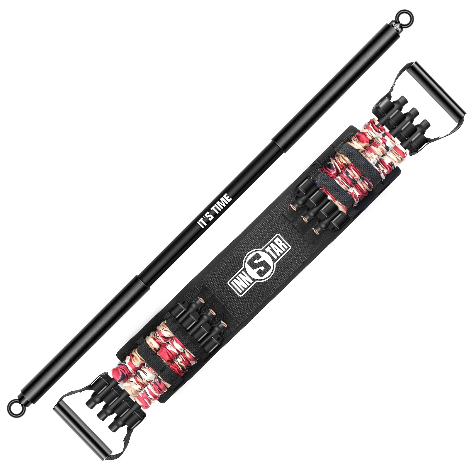 Innstar Adjustable Bench Press Push Up Resistance Bands Chest Builder grm Workout Arm Expander Training