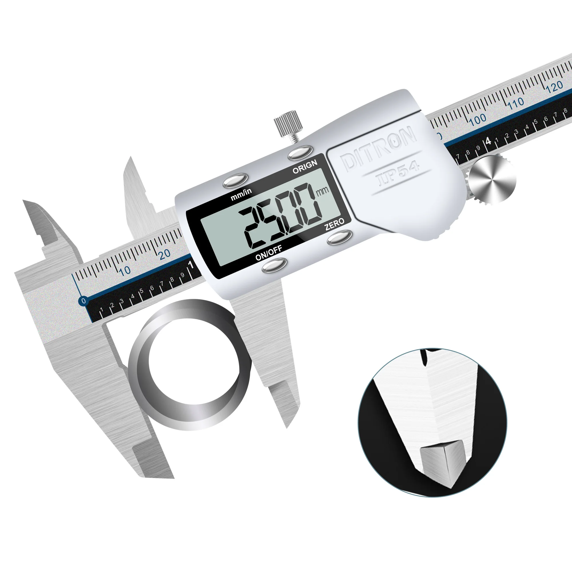 Factory Direct sale Metal Vernier Caliper Digital Caliper IP 54  Waterproof 150 Mm Caliper Manufacturers Measurement Tool