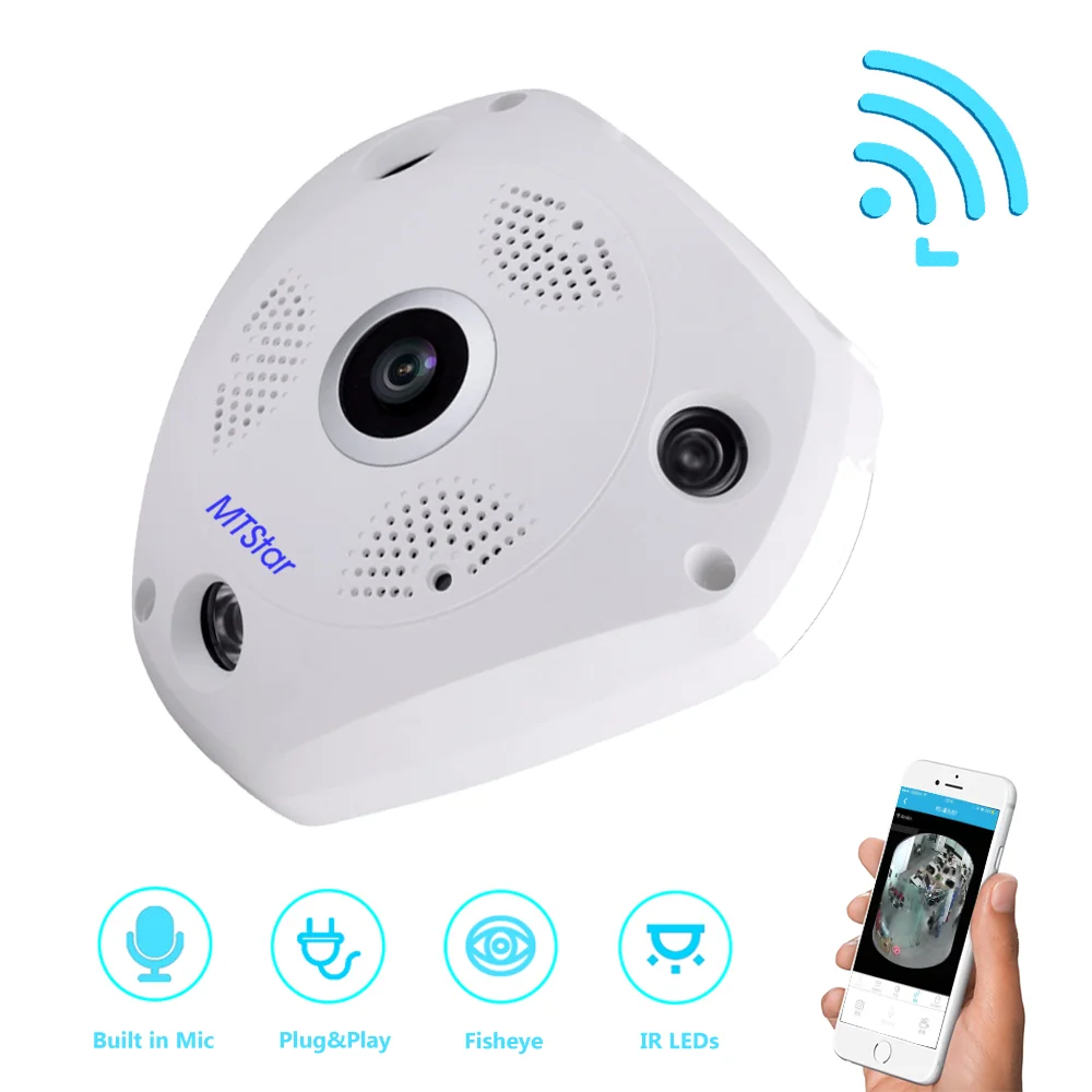 MTStar 1080P HD 2MP Wifi Life Mini Smart Security Camera IR LEDS IP Camera