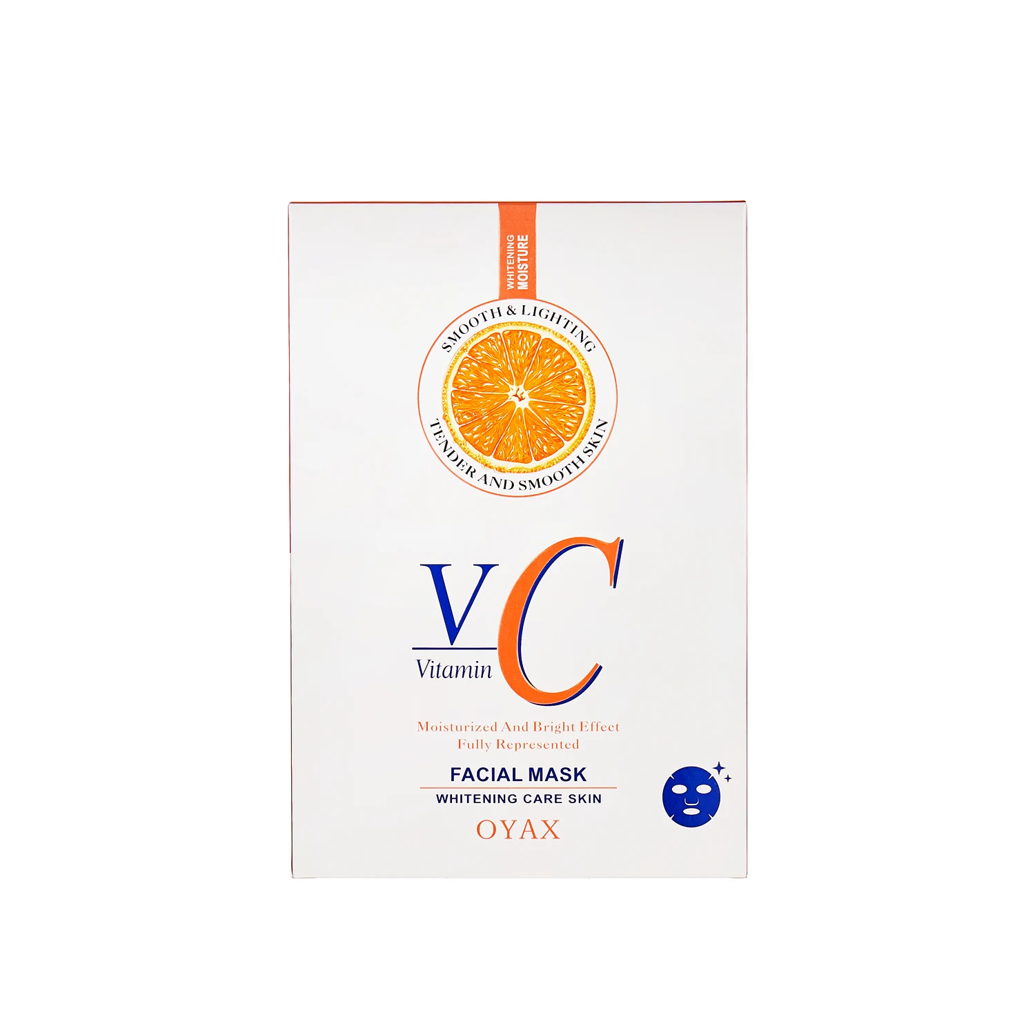 Organic Skin Care Brightening Hydrate Firming Vitamin C Smooth Tender and Lighting Skin Hyaluronic Acid Facial Mask