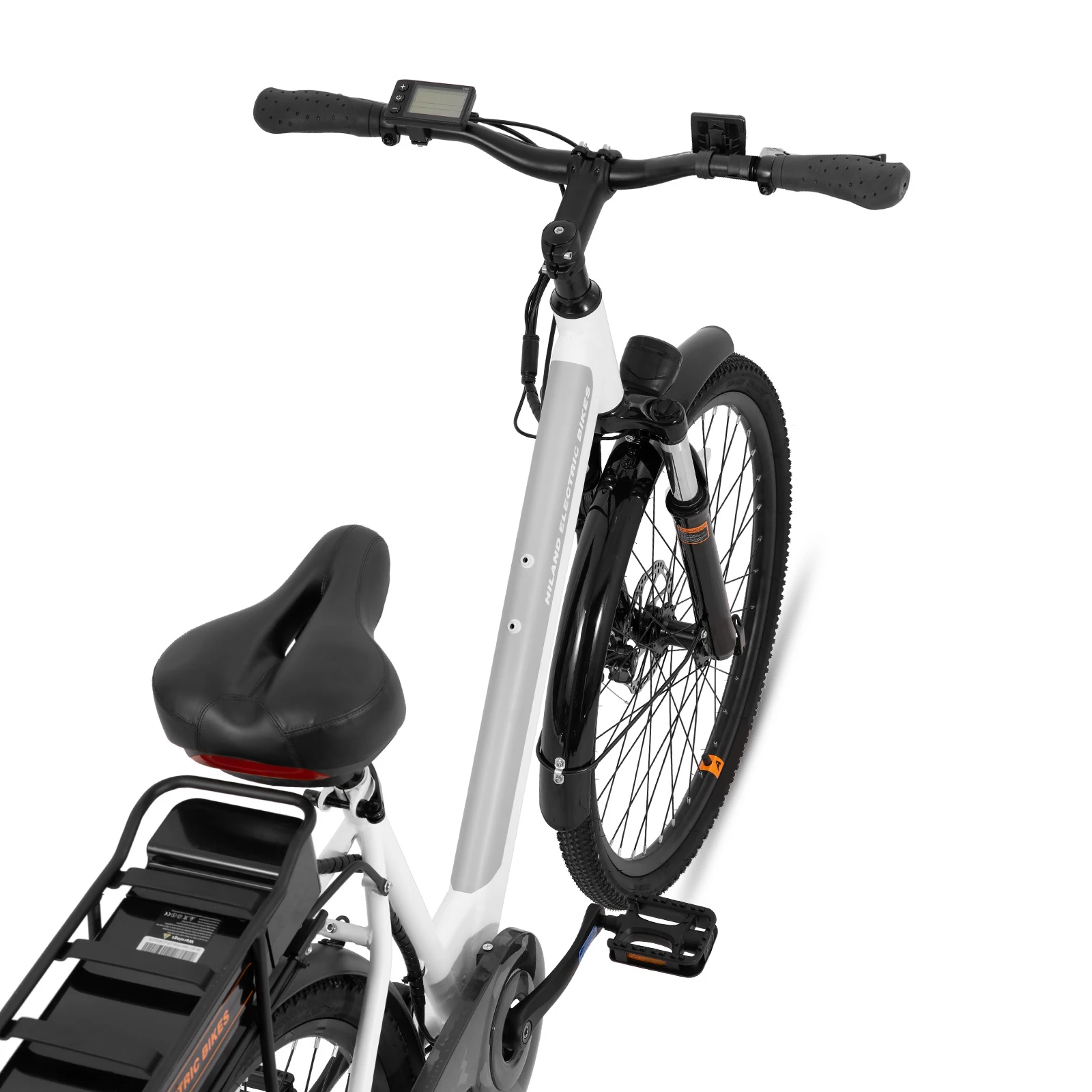 JOYKIE EU warehouse single speed 26 Inch Ebike 500W Front Suspension 36V 7.8 AH Lithium Battery Electric City Bike
