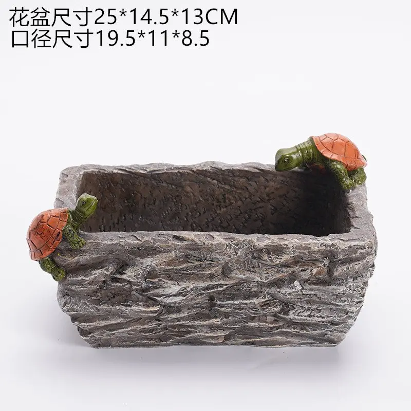 Garden Indoor Home Decoration Green Plant Resin Imitate Tree Root Succulent Flower Pot for Indoor Pot and Patio Flowers