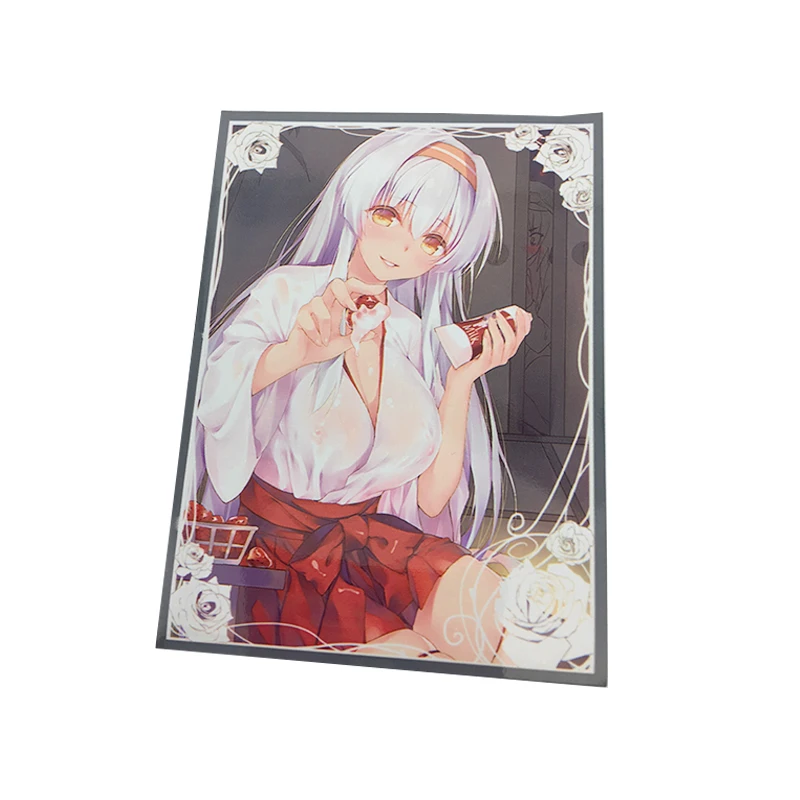 Custom Art-design card sleeves for game Baseball card sleeves anime sexy girl board games card sleeves