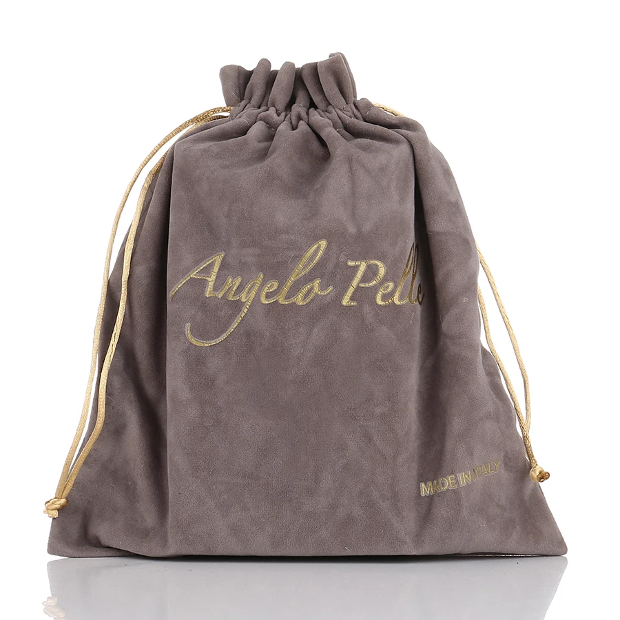 Promotion High Quality Velvet Shoe Bag With Hot Stamping Logo Pouch Velvet