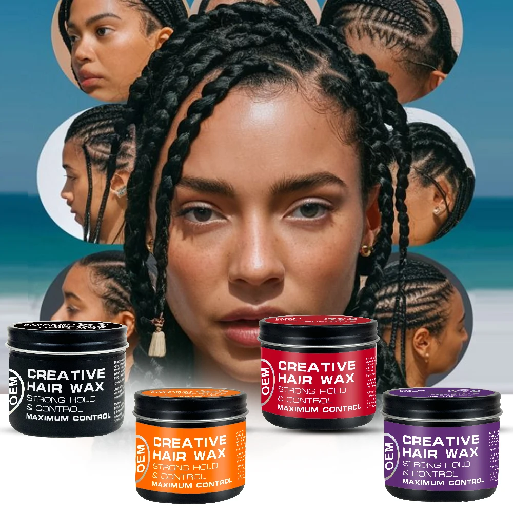 OEM ODM Hair Styling Wax Private Label Products Hair Styling Hold Wax Styling Balm Hair Wax Stick Gel for Men