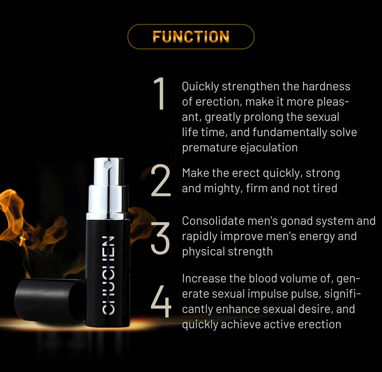 
Man delay timing spray 100ml premature ejaculation 