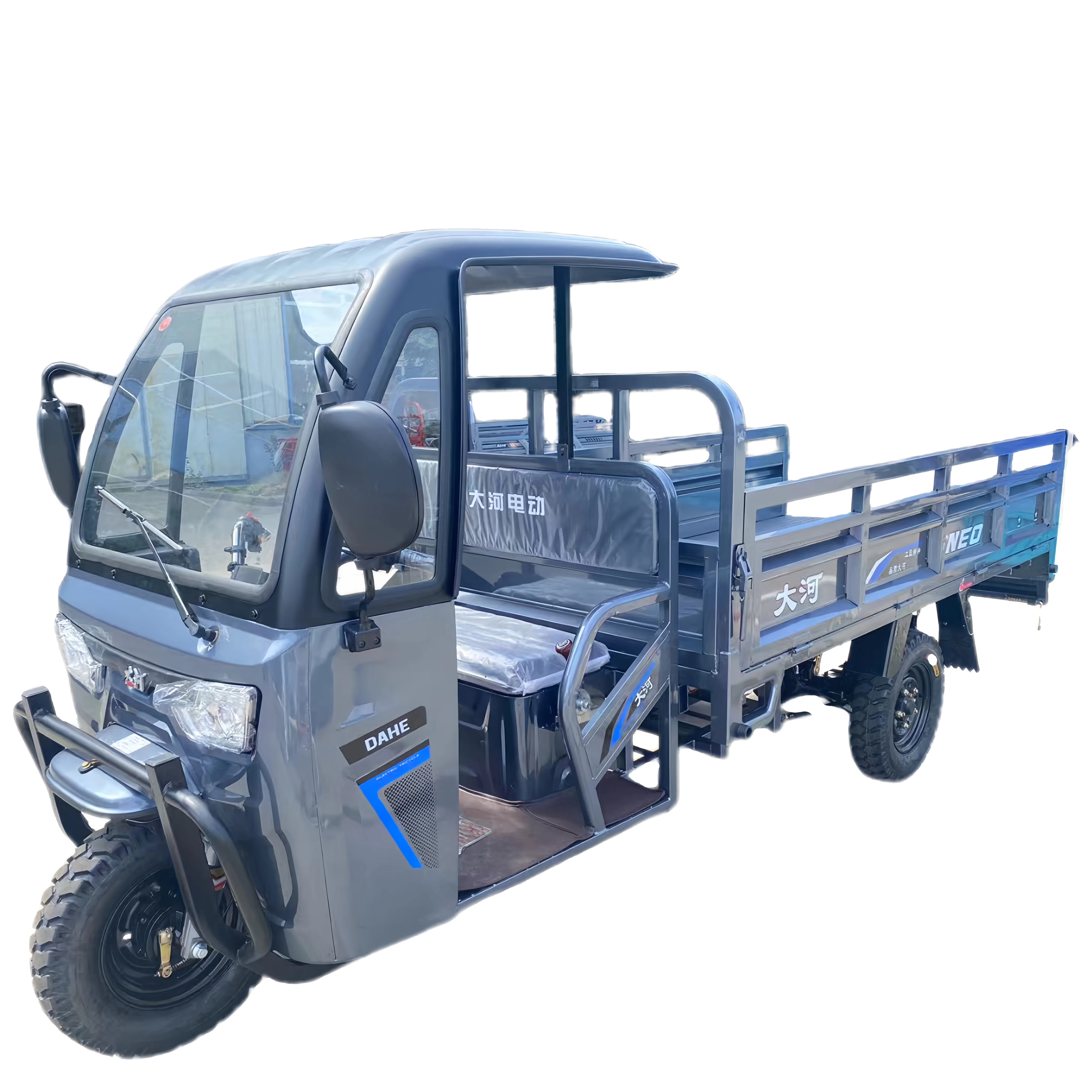 2500w 3000w Factory Make Supply Electric Rickshaw 3 Wheel Trike Passenger Electric Motorized Tricycle Rickshaw Cargo Box Loader