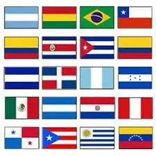 Huiyi Promotional chequered flag bunting string flag set of 20 latin american country flags custom