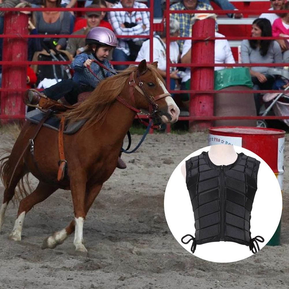 EVA Padded Outdoor Body Protective Adult Sports Armor Equestrian Accessory Children Horse Riding Safety Vest