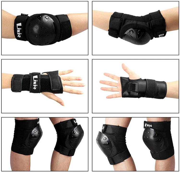 Hot Selling Kids Adult Riding Protective Gear Sports Elbow & Knee Pads for Volleyball Basketball Football