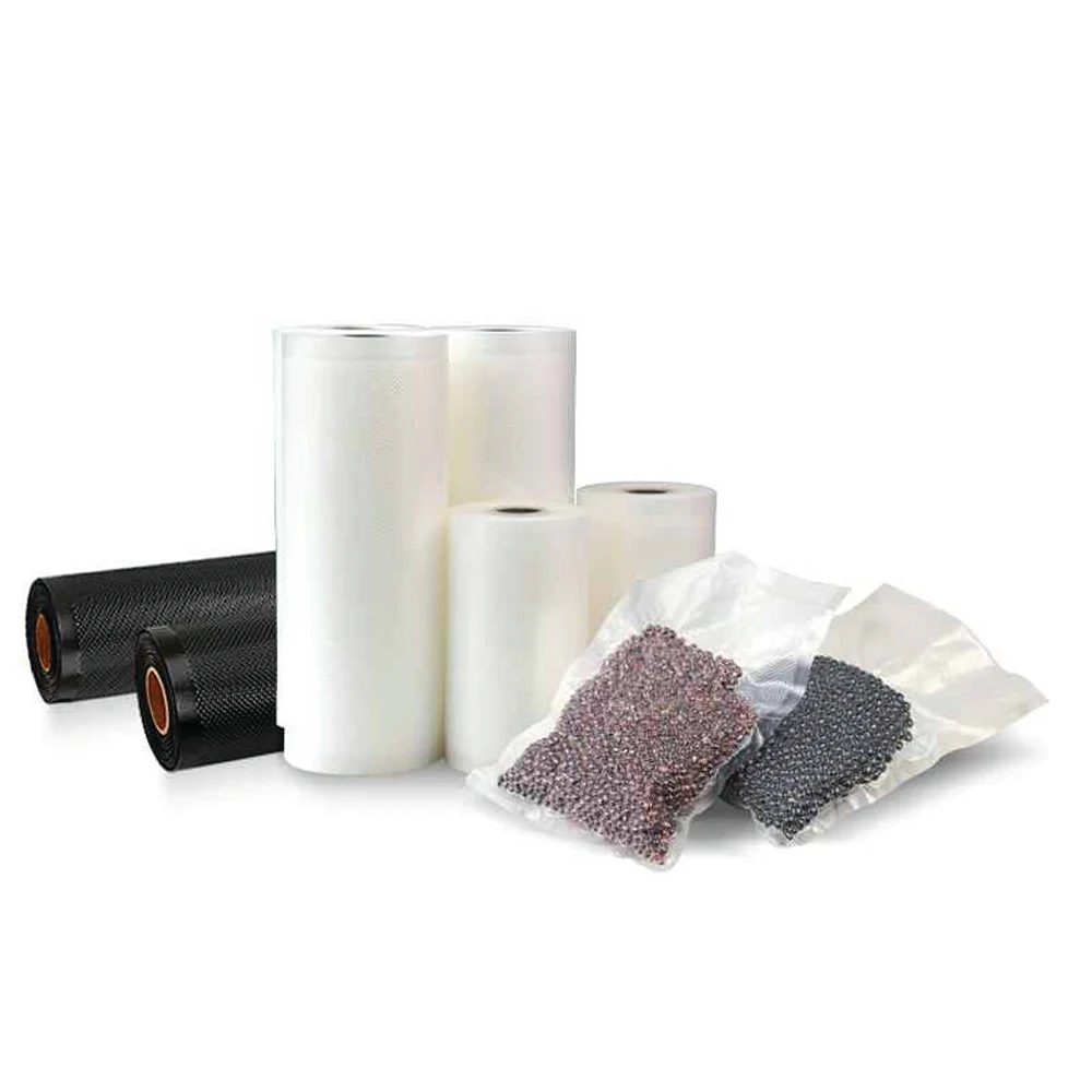 Custom Printed Compostable Emboss Vacuum Fresh Rice Food Packaging Co-extrusion Film Bags