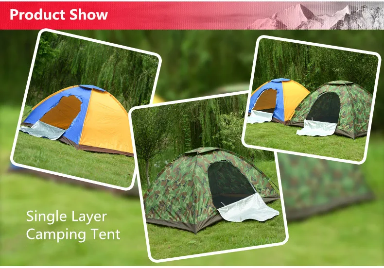 Hot Sale Winter Windproof Outdoor Folding Camping Tent with snow dress for snow mountain family picnic