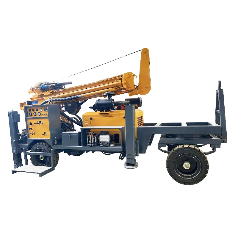 Trailer Mounted Water Well Drilling Rig Well Drilling Machine For Residential In Africa Market