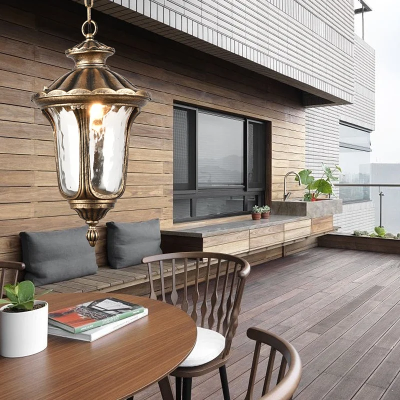 outdoor aluminum  pendant lamp antique  hanging lamp