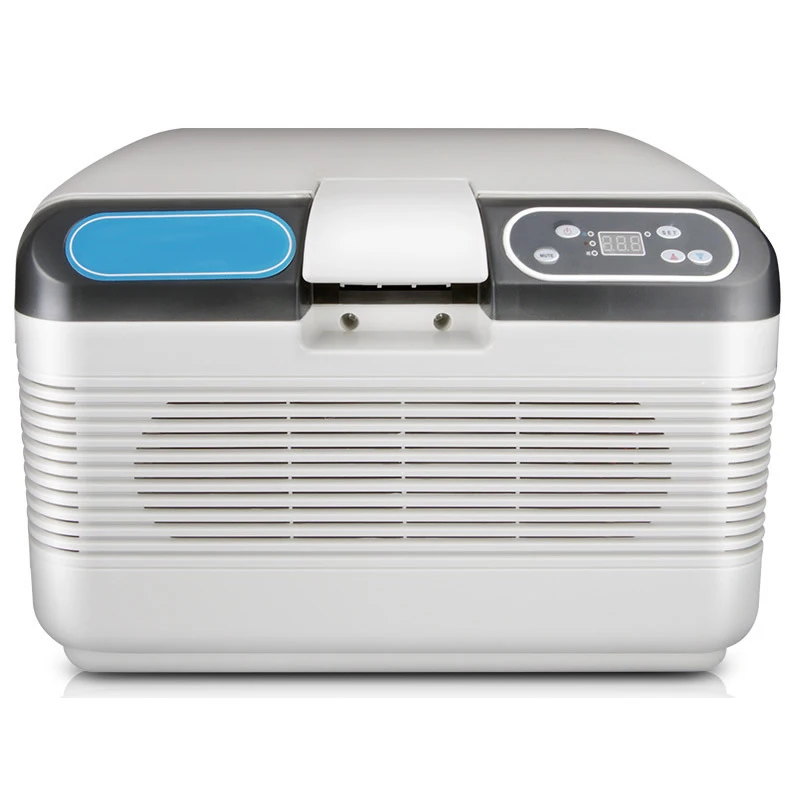 12L 18L dc 12v/24v manufacturer mini car heating digital display refrigerator dual core semiconductor electronic fridge portable