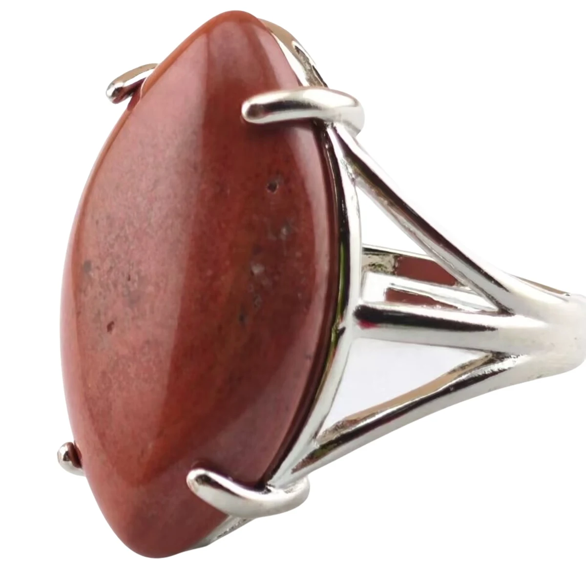 Wholesale Vintage Horse Eye Jewelry Rings For Women with Natural Red Jasper Colored Stone Wedding Jewelry Rings