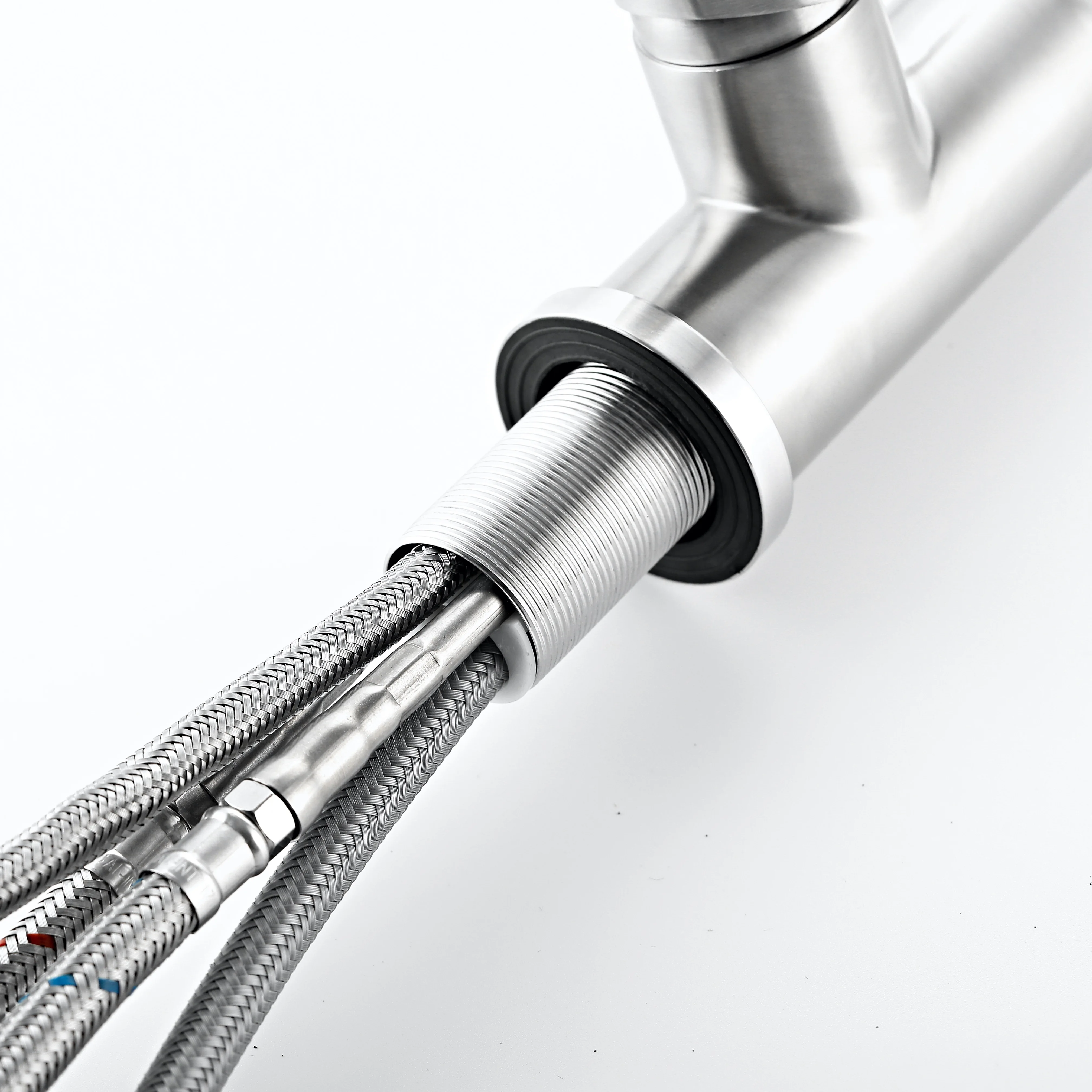 
High Quality Stainless Steel Pull Out Spray Pull Down Spray Kitchen Sink Faucet Mixer Tap with Factory Price 