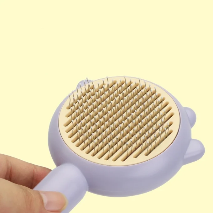 Cartoon Rabbit Cat Head Monkey Shape Pet Hair Remover Comb Message Comb Dog And Cat Grooming Combs