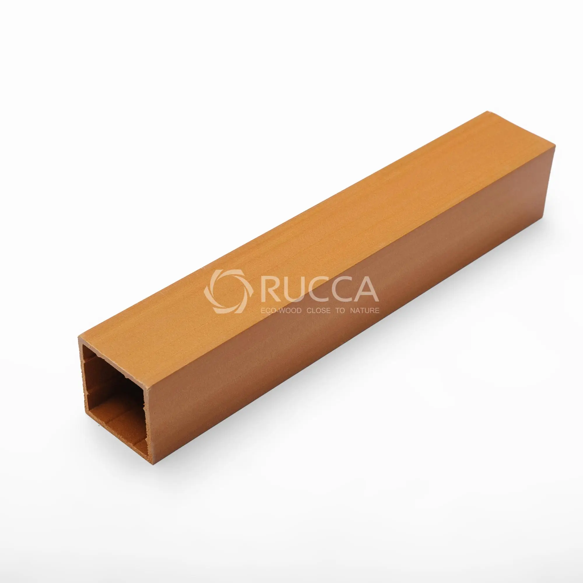 Rucca WPC/PVC Wood and Plastic Composite Rectangular Square Hollow Section with Lowest Price 50*50mm