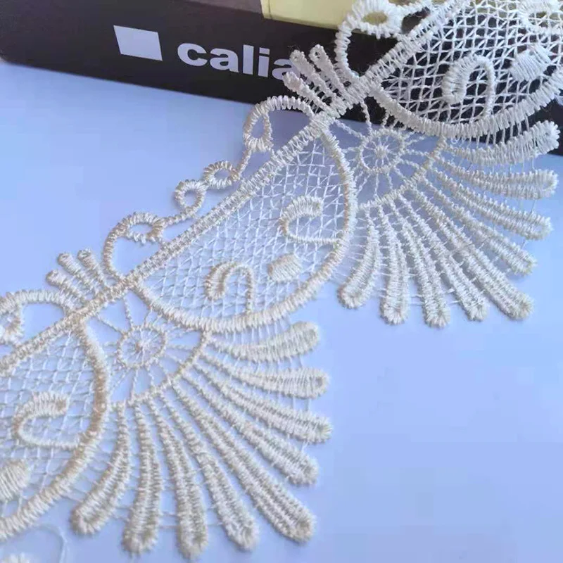 Stock Colors Embroidery Lace Trim Garment Accessories Lace Trim