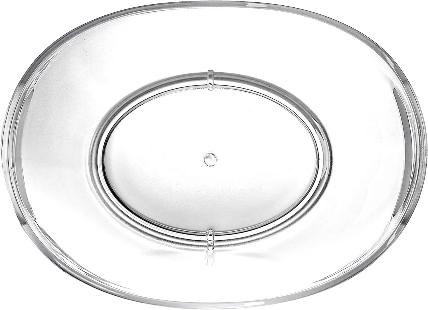 4 Liter Storage Tub Clear Acrylic Chill Soda Wine Champagne Beverage Beer Bin Ice Bucket for 2 Bottles Capacity