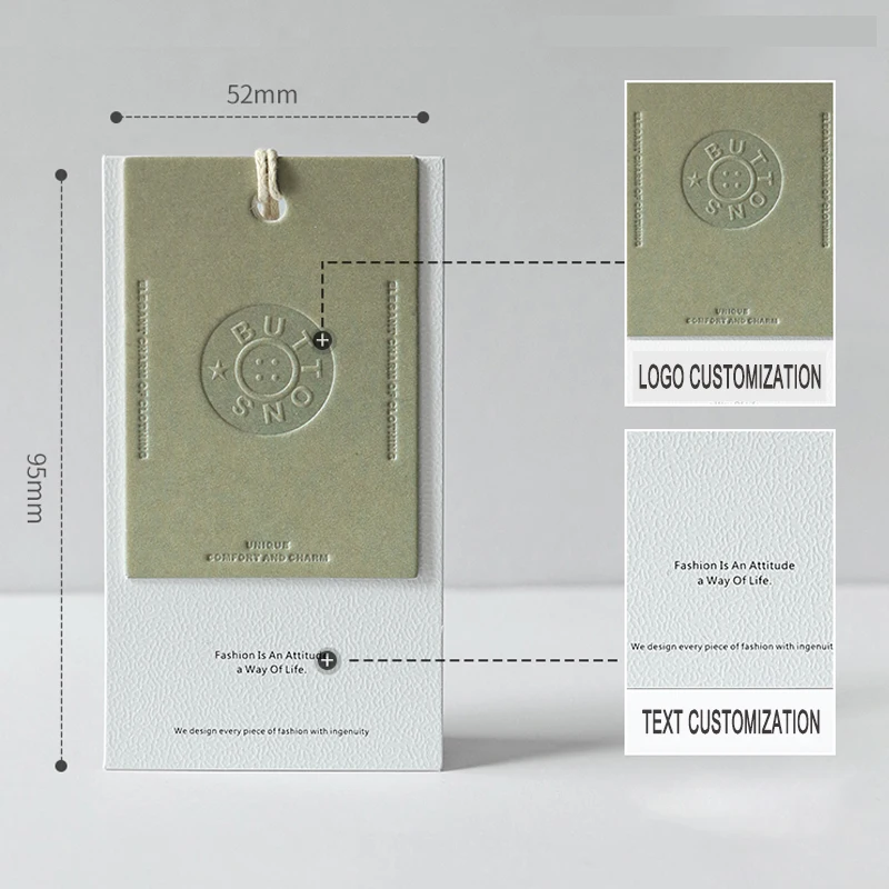 Your Logo Custom Clothing Labels Clothing Tags Customized Hang Tags Custom Price Tag Thank You