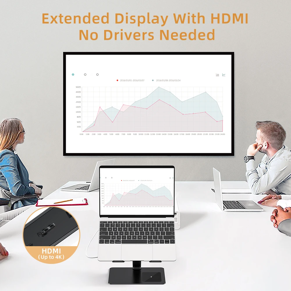 Bracket Holder Dj Metal Notebook Base Support Portable Laptop Stand Hdmi Usb Hub Aluminium Adjustable With Docking Station