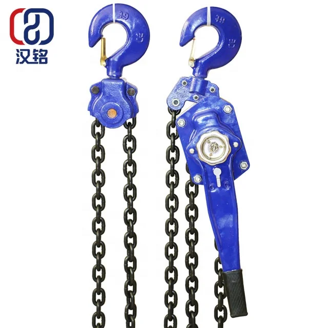 1ton 1.5t ton 3 ton New original double pawl brake system non slip rubber handle 0.75ton ratchet lever hoists