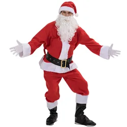 high quality Christmas Santa claus velvet clothes costumes
