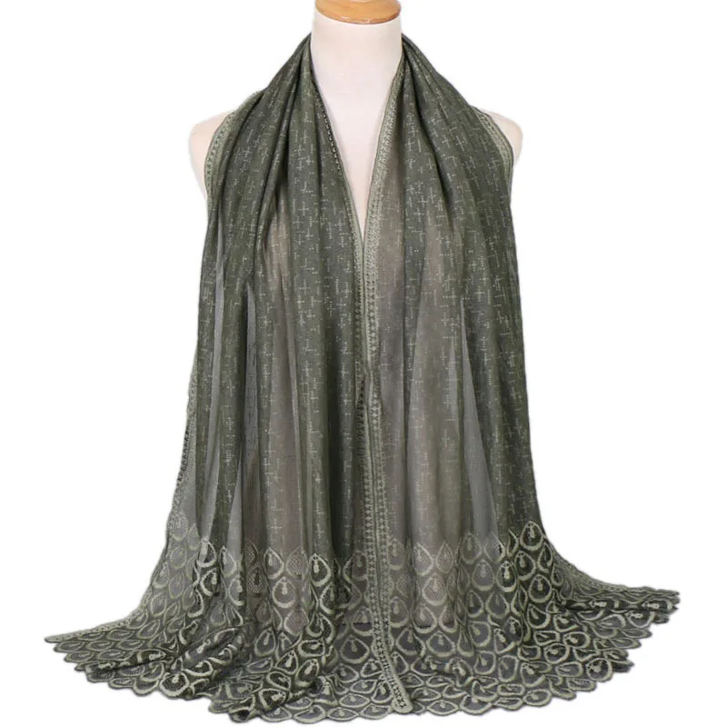 2019 New Spring Nylon Scarves For Women Shawls And Wraps Lady Pashmina Pure Long Cashmere Neck Head Scarf Hijabs Stoles Foulard