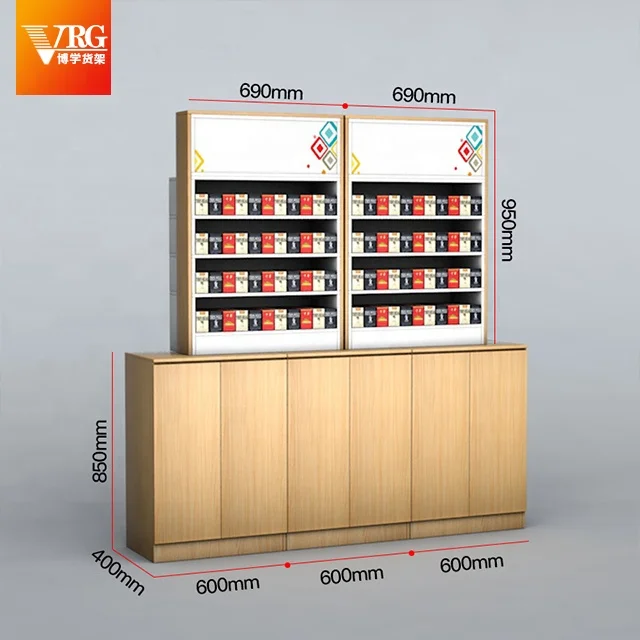 Shop Tobacco Shop Cigar Display Case Smoke Glass Showcase Custom Tobacco Rack Display Case Tobacco Shop Supplies Multi-layer Cab