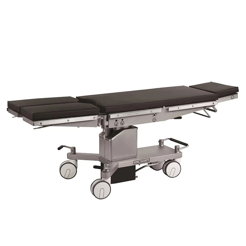 RC-MT600 Central braking and Luxury castors mechanical hydraulic surgical universal operating operation room table