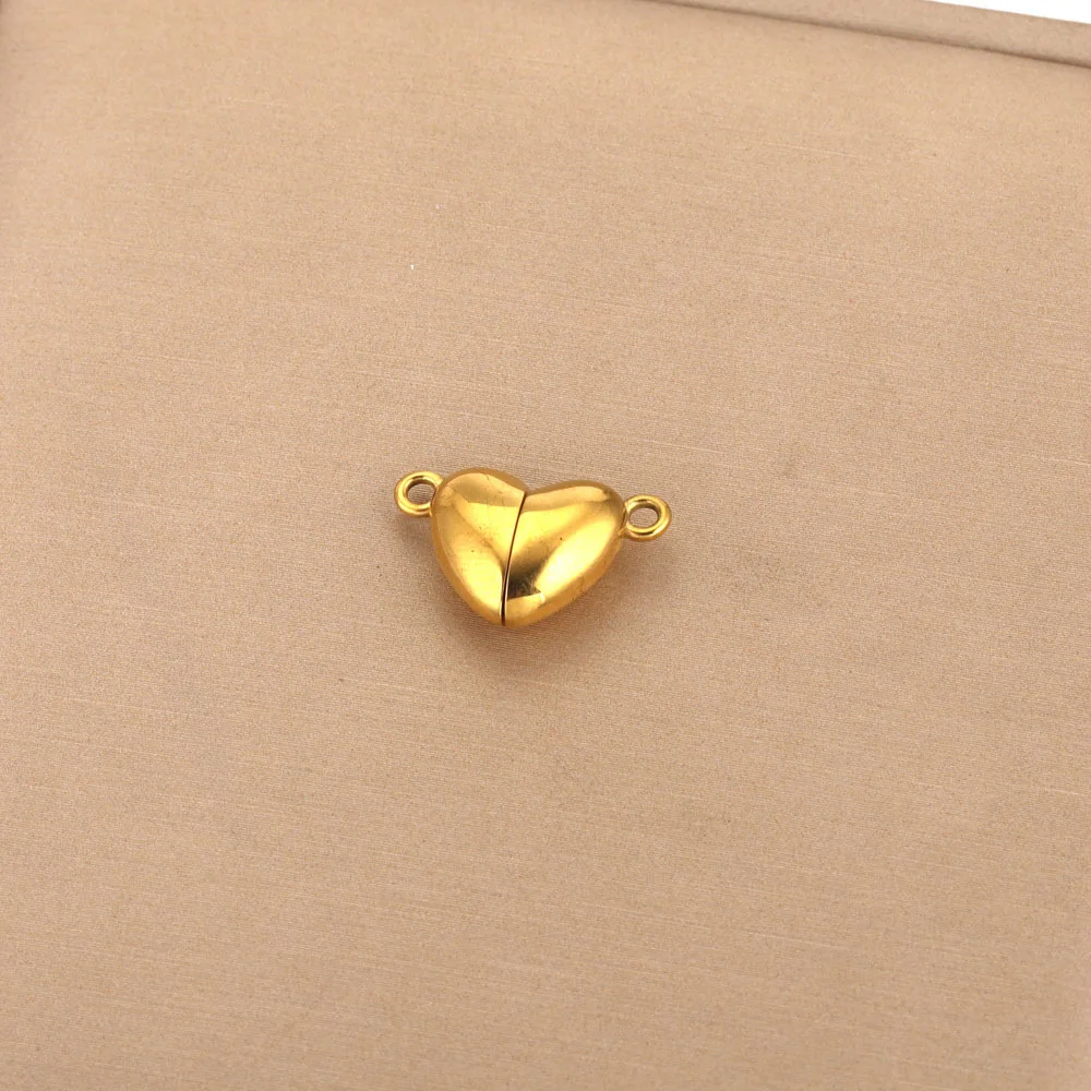 Stainless Steel Strong Magnetic Pendant Magnet Tail Connector Leather Bracelet Jewelry Making Diy Accessories