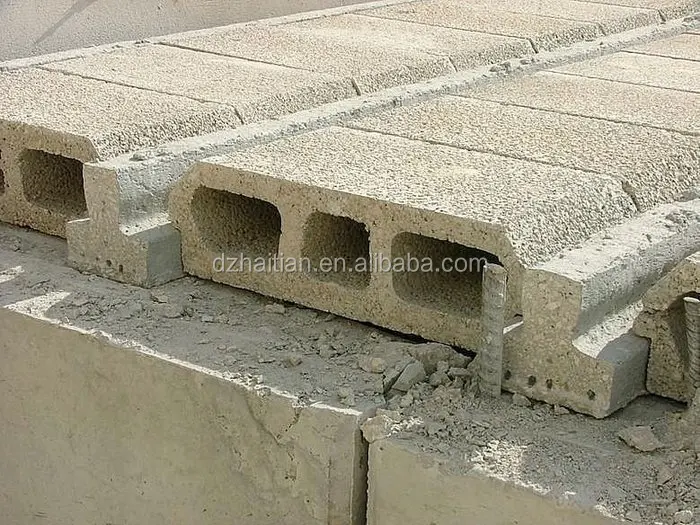 Предварительно напряженный бетонный Т-образный луч для системы напольного покрытия. Двойная Т-образная форма