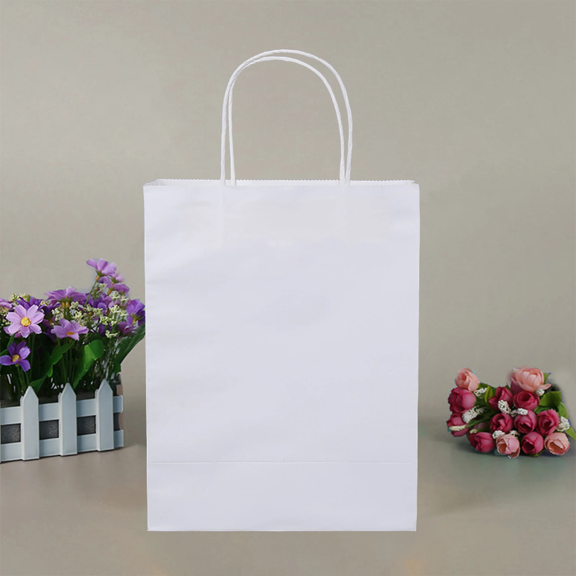  Custom Your Own Logo Take Away Carry Out Bag Restaurant Fast Food Grade Biodegradable Takeaway Kraft