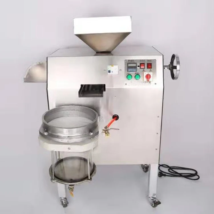 Mini peanut oil press for home use Flax sunflower seed cold and hot available oil press Cold press oil machine