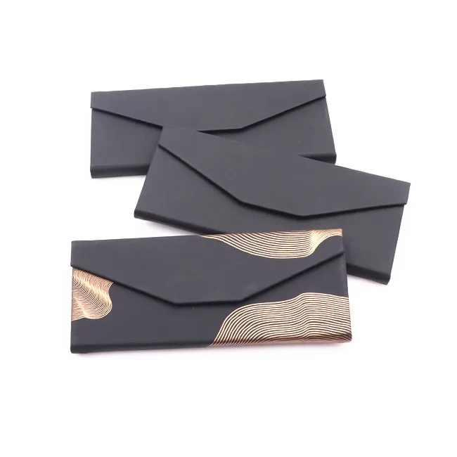 Unisex wholesale microfiber cloth hard sliding box custom logo leather sunglasses case PU slide folding Sunglasses Case