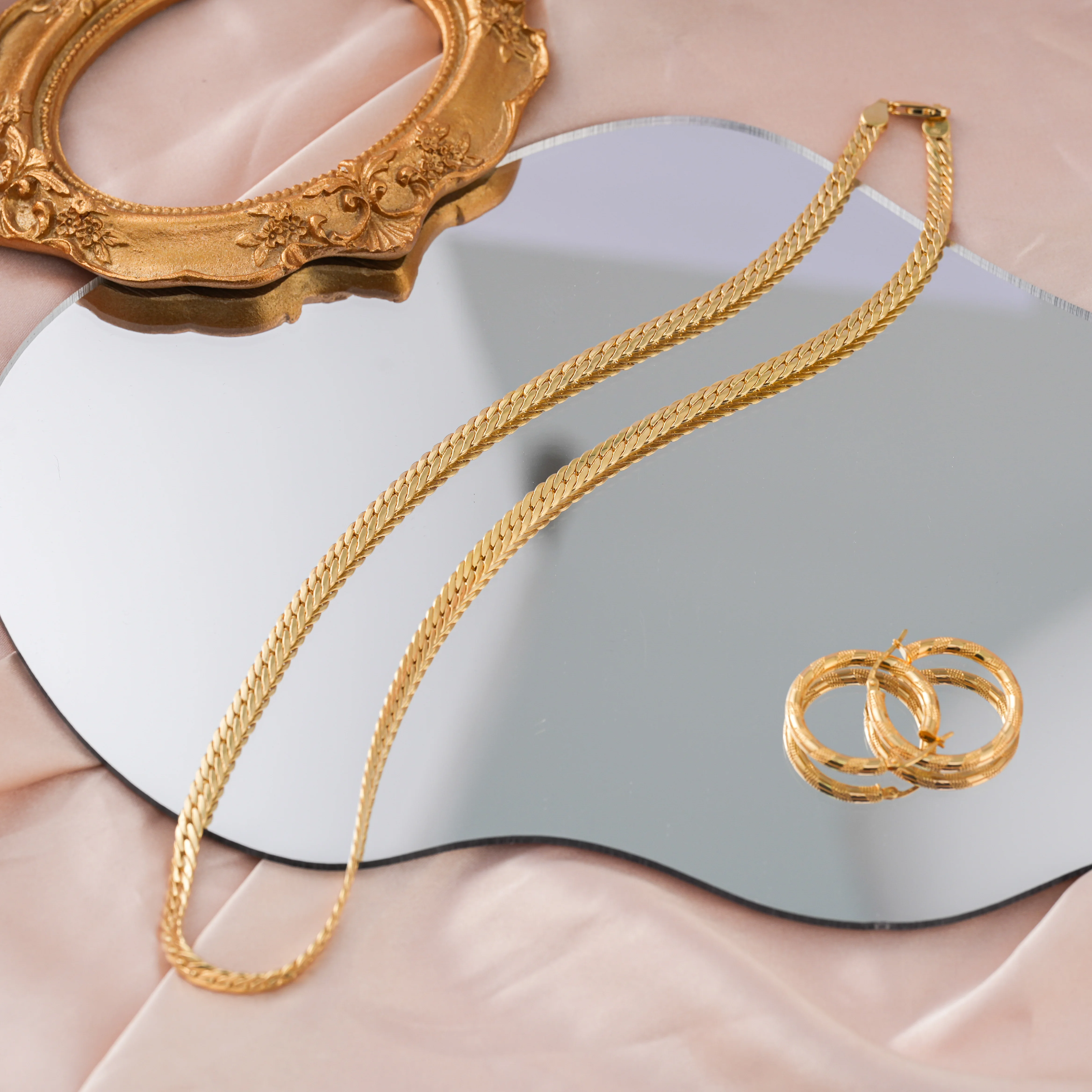 PCX Jewelry 7MM 10MM Pure 18K Real Yellow Gold Au750 Hiphop Sterling Miami Italian Cuban Link Curb Chains Men Wholesale