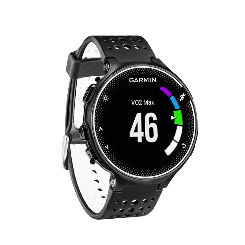 2023 Dual colors  Quick Release Silicone watch Strap for Garmin Forerunner 235 Wrist band for Garmin watch 22mm