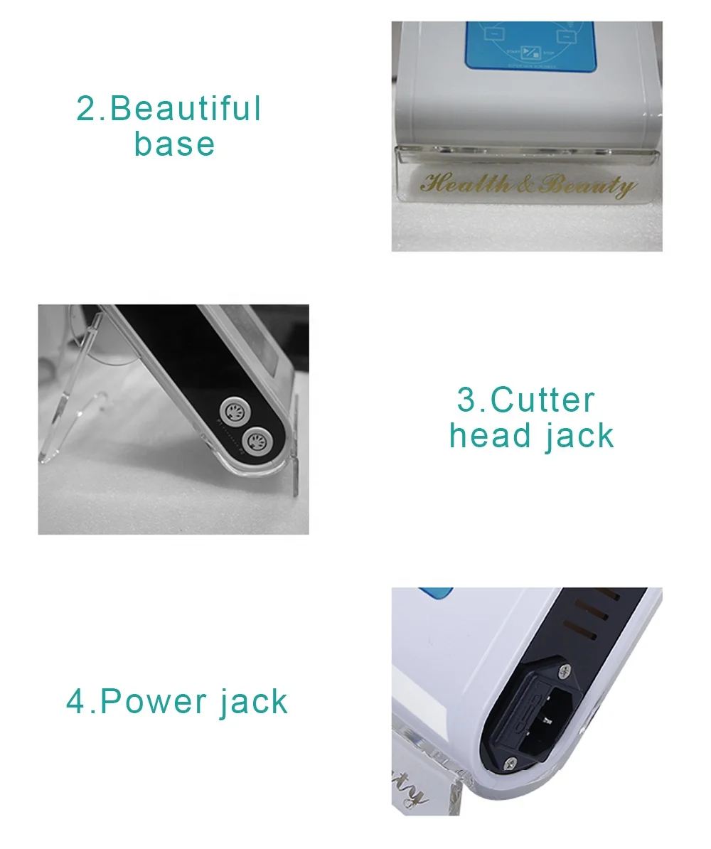 Portable Skin Rejuvenation Blackhead Removal Dead Skin Double Handles Ultrasonic Skin Scrubber Machine