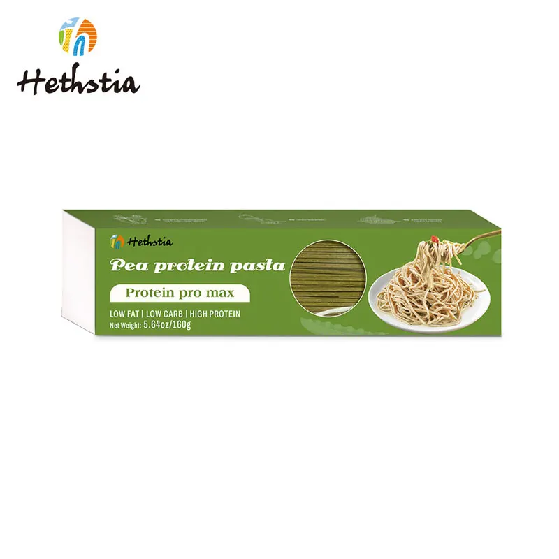 Wholesale OEM/ODM Pea Spaghetti Pasta High Protein Noodles Organic Healthy Food Delicious Pea Pasta