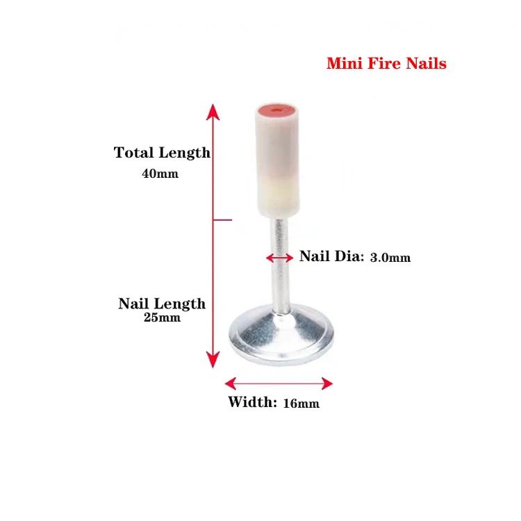 Concrete Decoration Ceiling Nail 200pcs Ceiling Nails for Ceiling Cable Ducts Fixed Slotting Device Repair Tool  Access