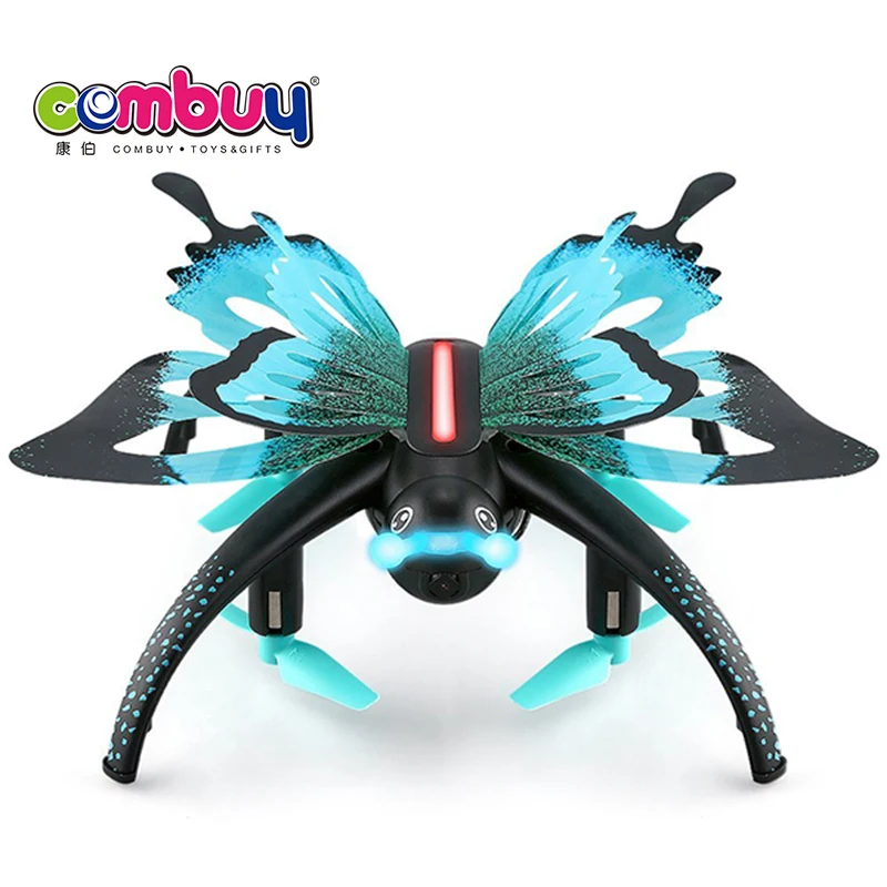 HD camera 480P wifi rc flying toys FPV LED butterfly drone