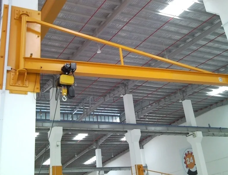 Best Price 1t 2t 3t 5t wall mounted jib crane with electric hoist