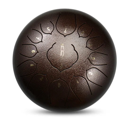 Steel Tongue Drum 12 Inch 13 Note Handpan Drum SUCCESS Musical Scales Chakra Lotus