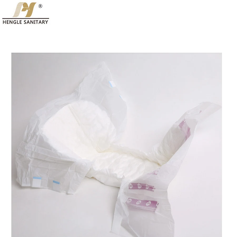 Wholesale disposable adult diapers customized hospital thickened high absorbent adult diapers