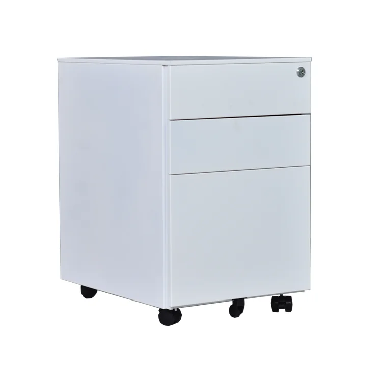 Широко используемое офисное оборудование A4 ящик шкаф для файлов стальной 3 ящика мобильные металлические шкафы шкаф-тумба
