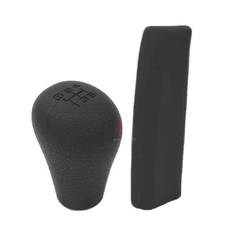 Non-slip automotive manual silicone gearshift head knob handle bar protector cover